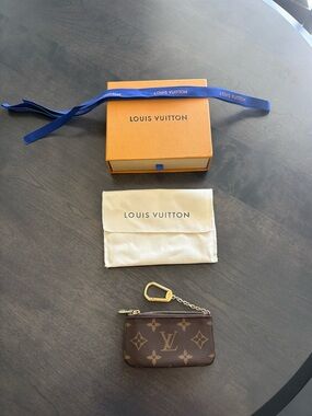 Authentic Louis Vuitton Key Pouch Monogram